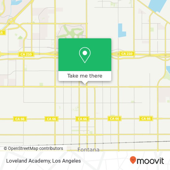 Mapa de Loveland Academy