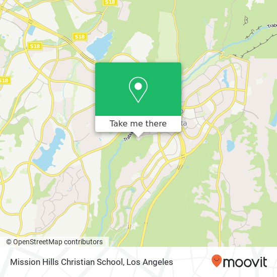 Mapa de Mission Hills Christian School