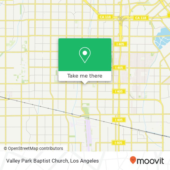 Valley Park Baptist Church map