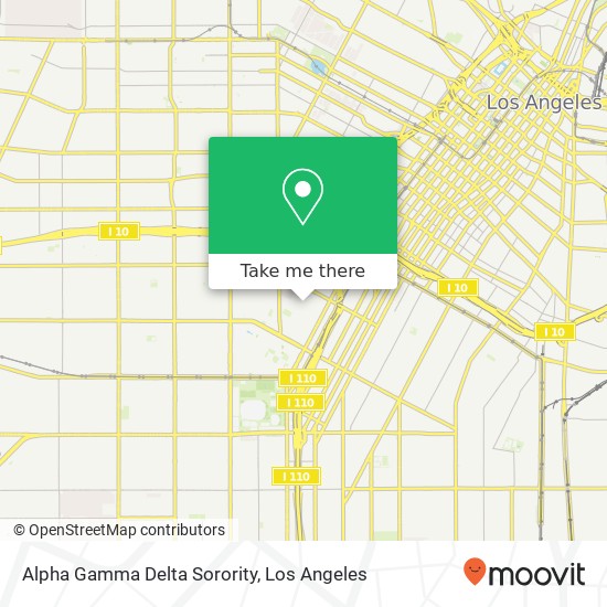 Alpha Gamma Delta Sorority map