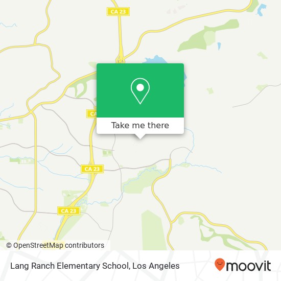 Mapa de Lang Ranch Elementary School