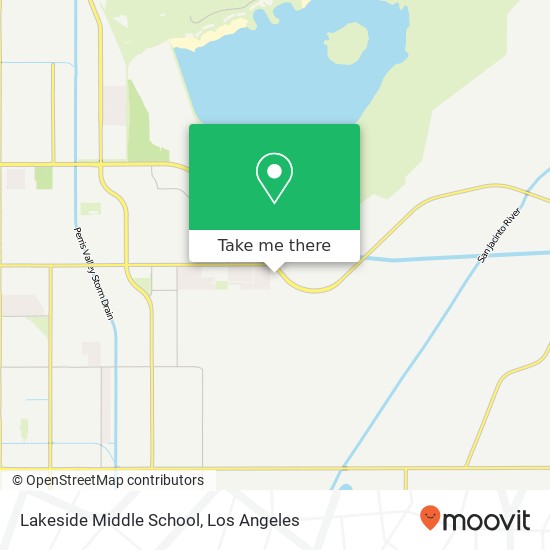 Lakeside Middle School map