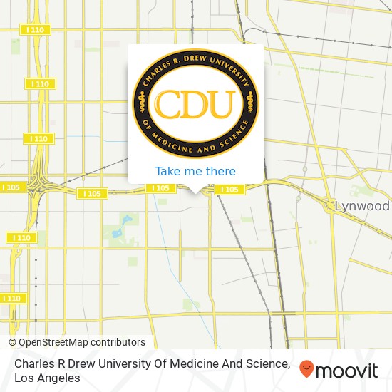 Charles R Drew University Of Medicine And Science map