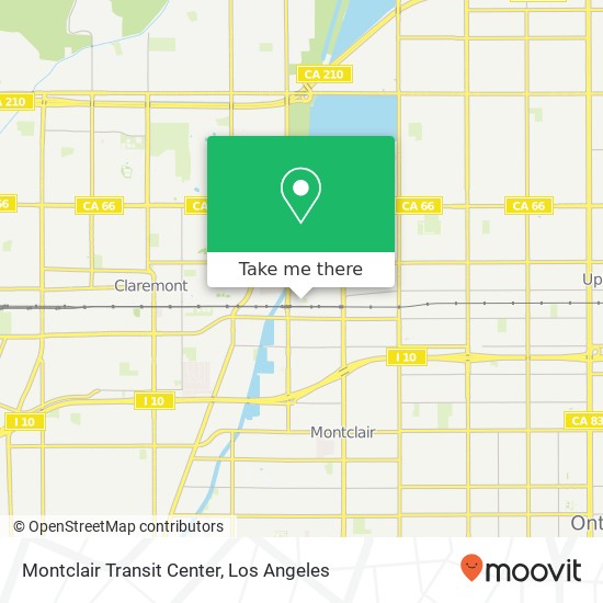 Montclair Transit Center map