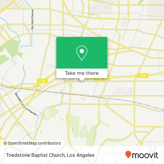 Triedstone Baptist Church map