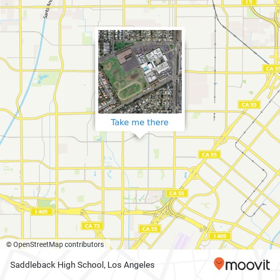 Saddleback High School map