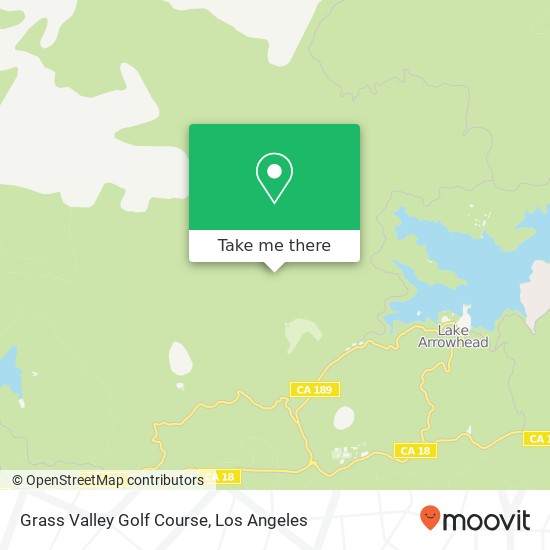 Grass Valley Golf Course map