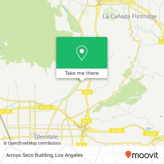 Mapa de Arroyo Seco Building