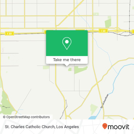 St. Charles Catholic Church map