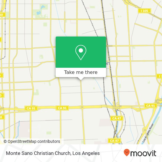 Monte Sano Christian Church map