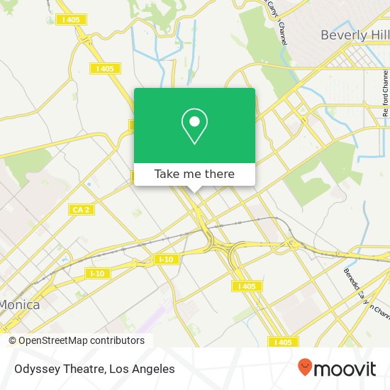 Odyssey Theatre map