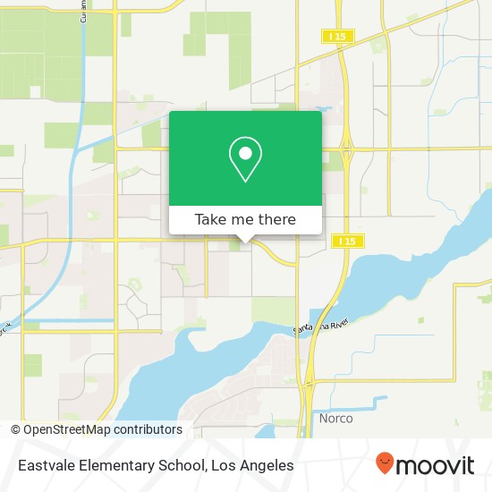 Eastvale Elementary School map