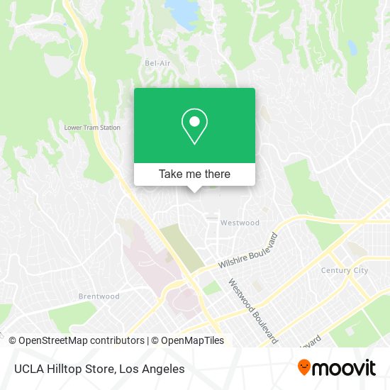 Mapa de UCLA Hilltop Store