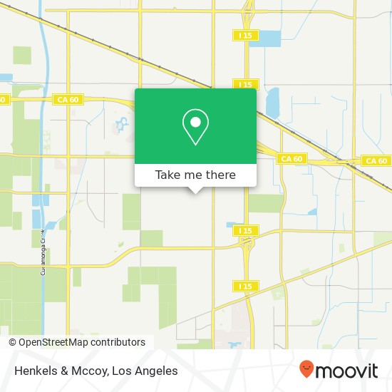 Mapa de Henkels & Mccoy