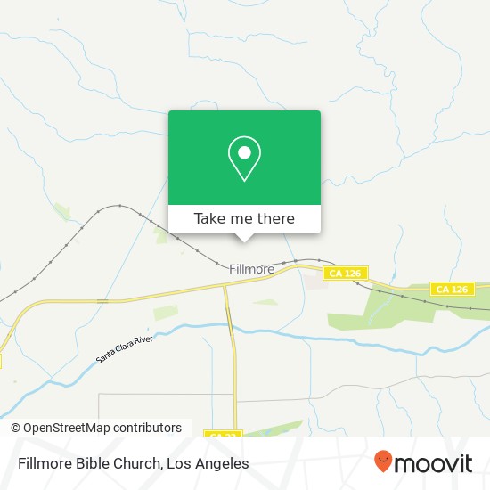 Mapa de Fillmore Bible Church