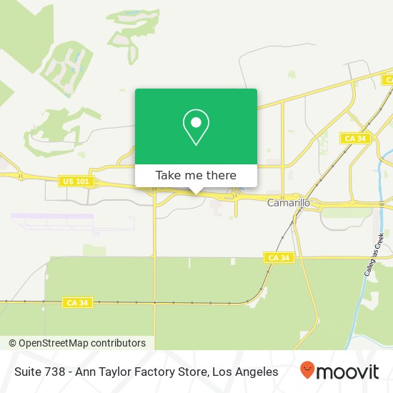 Mapa de Suite 738 - Ann Taylor Factory Store