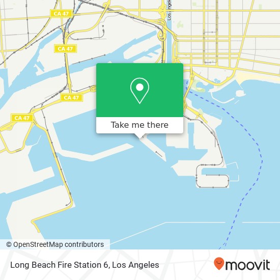 Mapa de Long Beach Fire Station 6