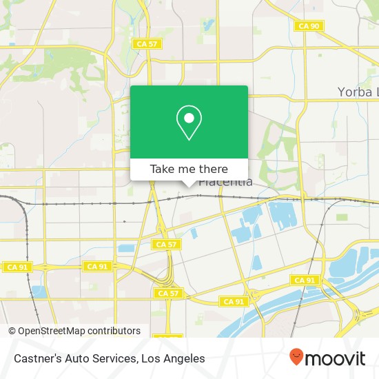 Castner's Auto Services map