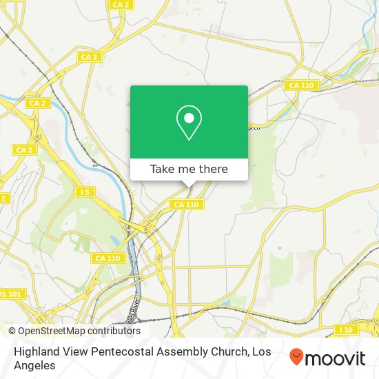 Mapa de Highland View Pentecostal Assembly Church