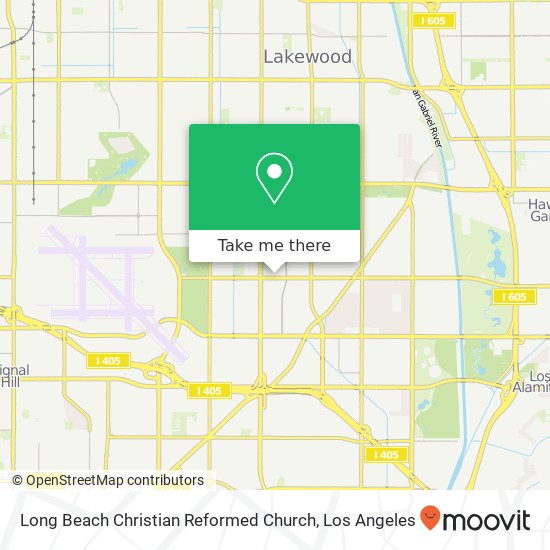 Long Beach Christian Reformed Church map