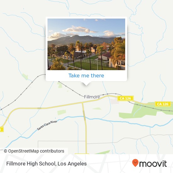 Mapa de Fillmore High School