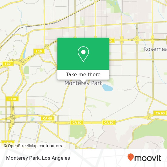 Monterey Park map