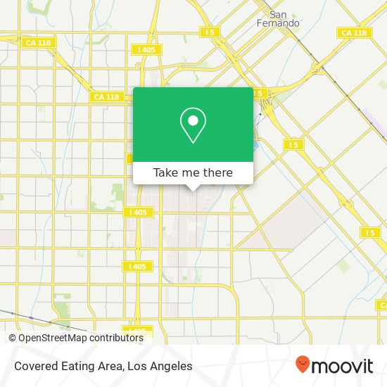 Mapa de Covered Eating Area