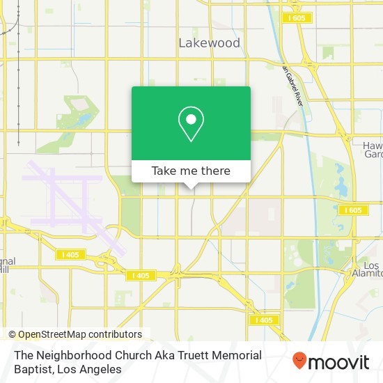 The Neighborhood Church  Aka Truett Memorial Baptist map