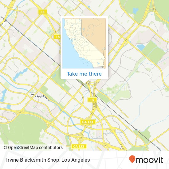 Mapa de Irvine Blacksmith Shop