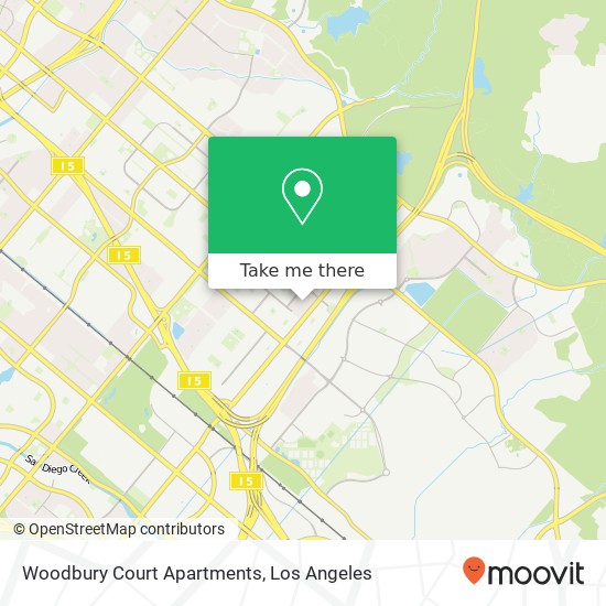 Mapa de Woodbury Court Apartments