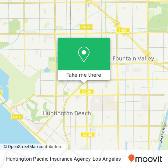 Huntington Pacific Insurance Agency map