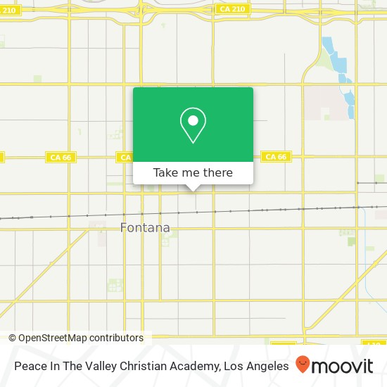 Peace In The Valley Christian Academy map