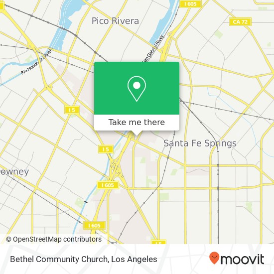 Bethel Community Church map