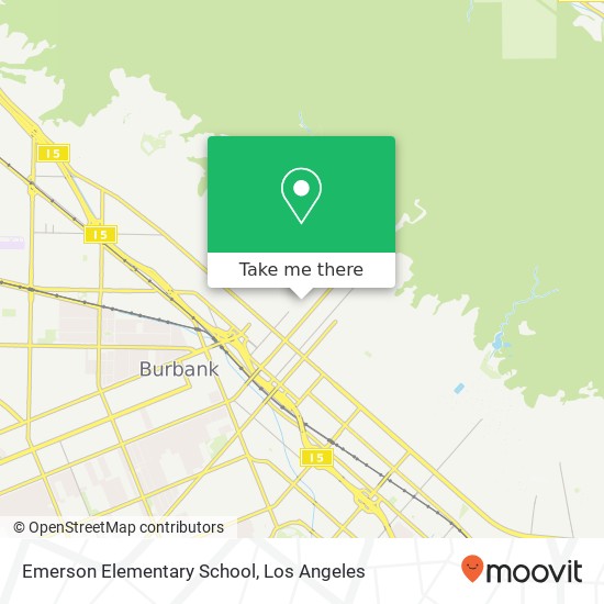 Emerson Elementary School map