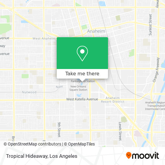 Tropical Hideaway map