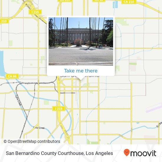 Mapa de San Bernardino County Courthouse