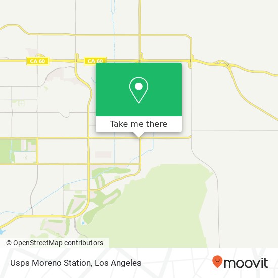 Usps Moreno Station map