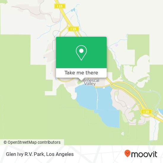 Mapa de Glen Ivy R.V. Park