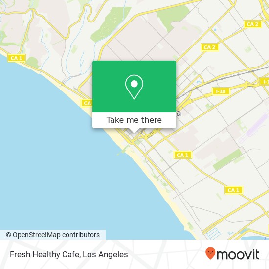 Fresh Healthy Cafe map