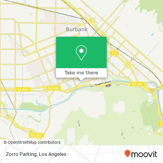 Zorro Parking map