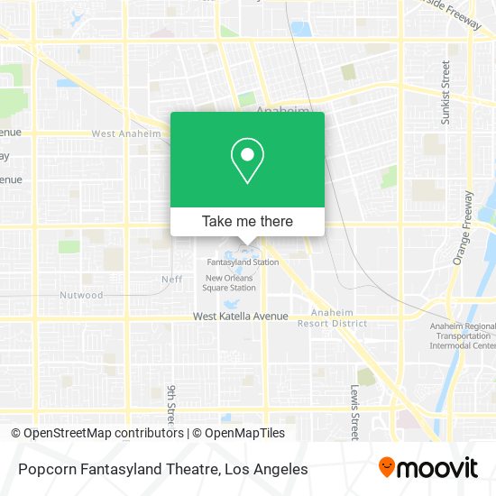 Popcorn Fantasyland Theatre map