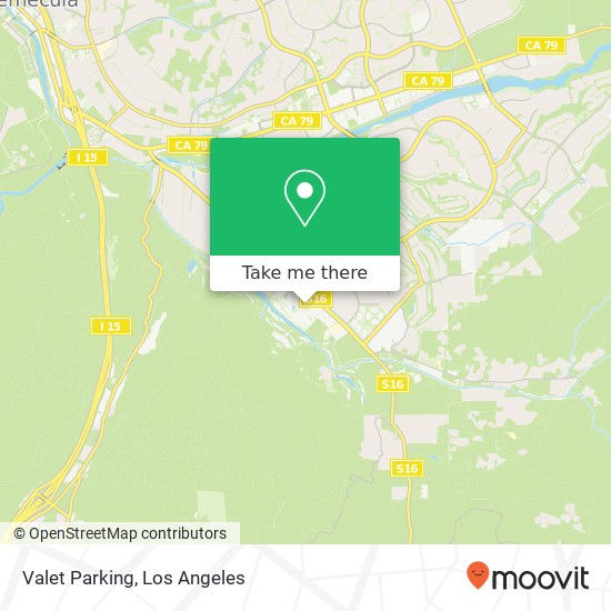 Valet Parking map