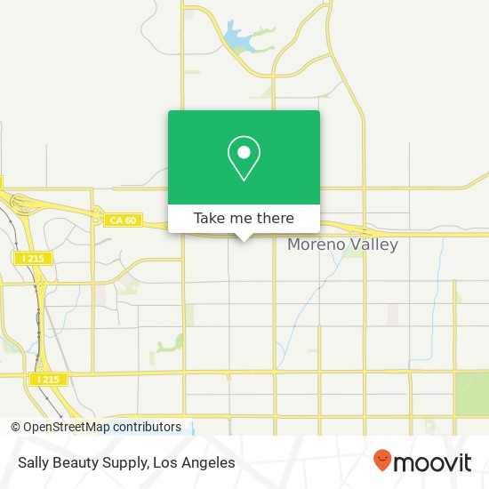 Mapa de Sally Beauty Supply