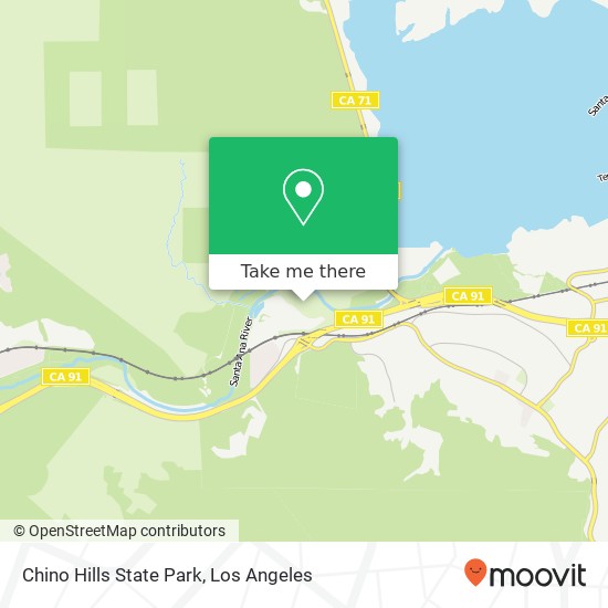 Mapa de Chino Hills State Park