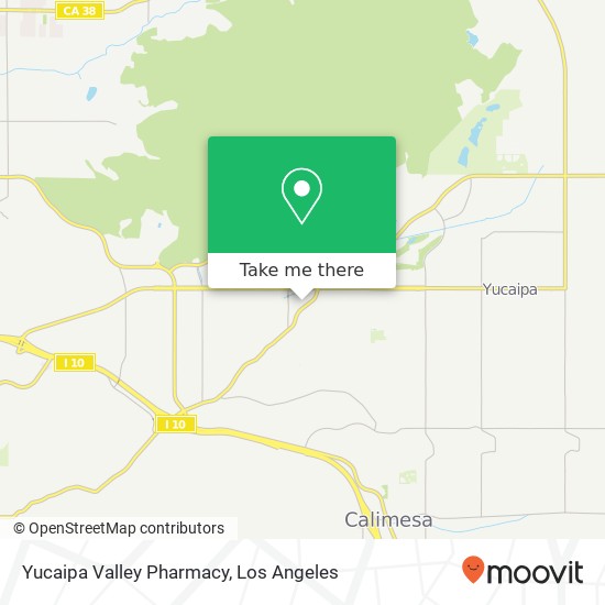 Mapa de Yucaipa Valley Pharmacy