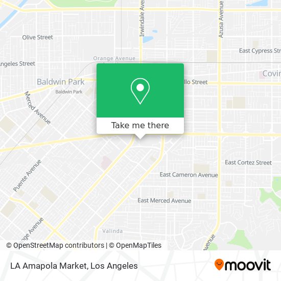 Mapa de LA Amapola Market