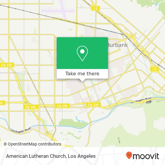 American Lutheran Church map