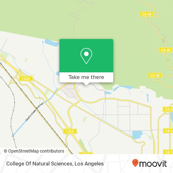 College Of Natural Sciences map