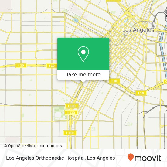 Mapa de Los Angeles Orthopaedic Hospital