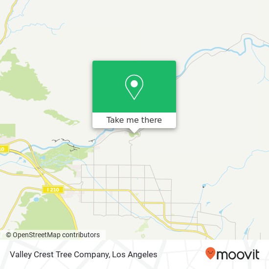 Valley Crest Tree Company map